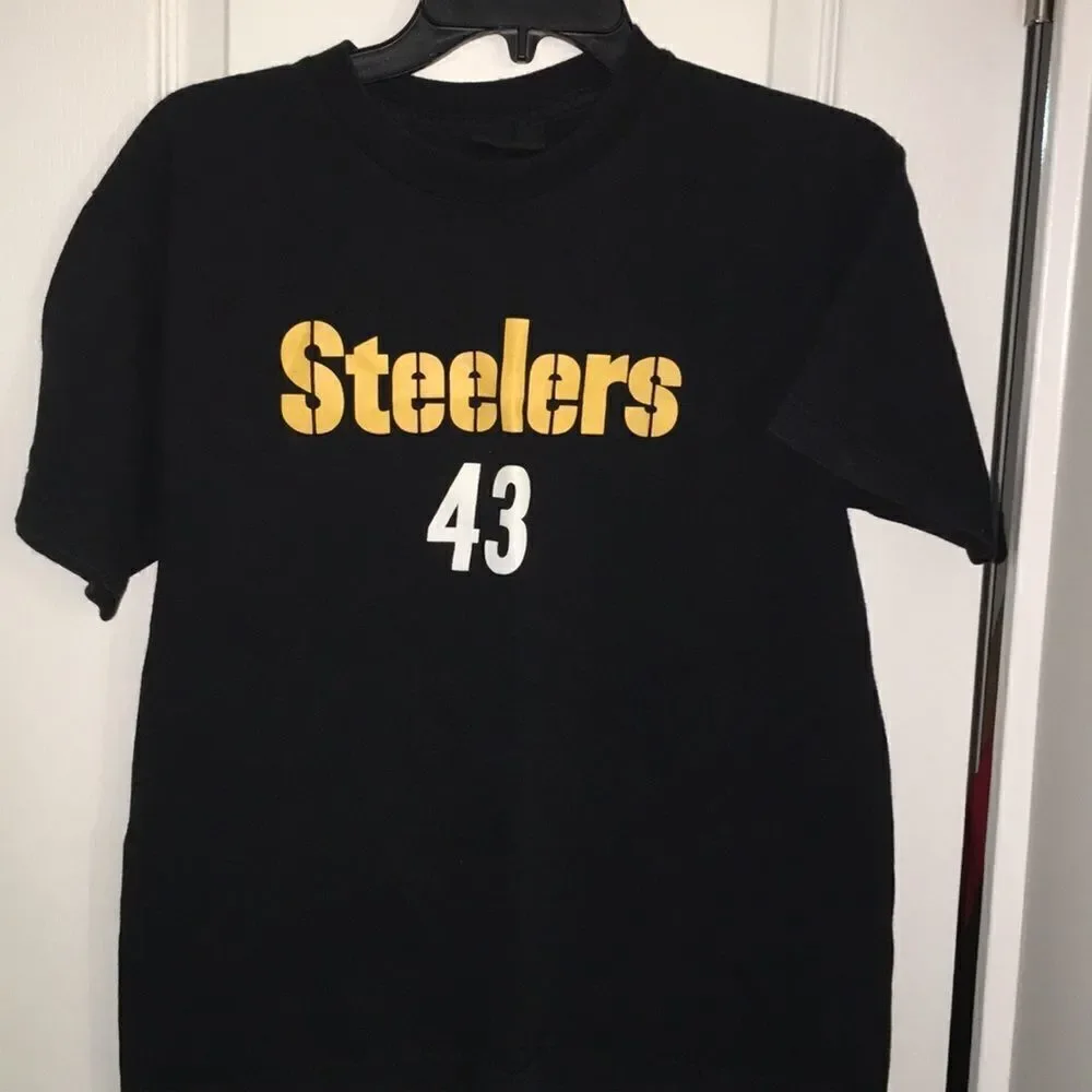 Boys youth Troy Polamalu Pittsburgh Steelers shirt